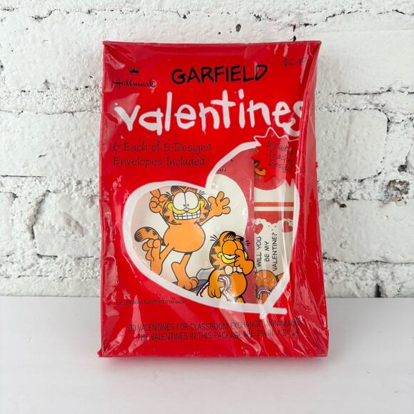 Vintage Garfield Valentines by Hallmark - Picture 1 of 3
